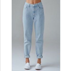 High Rise Denim Mom Jeans